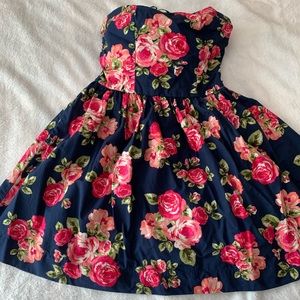 Floral Print Mini Dress